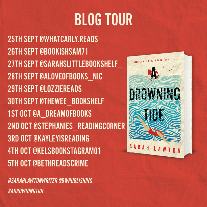 A Drowning Tide tour poster