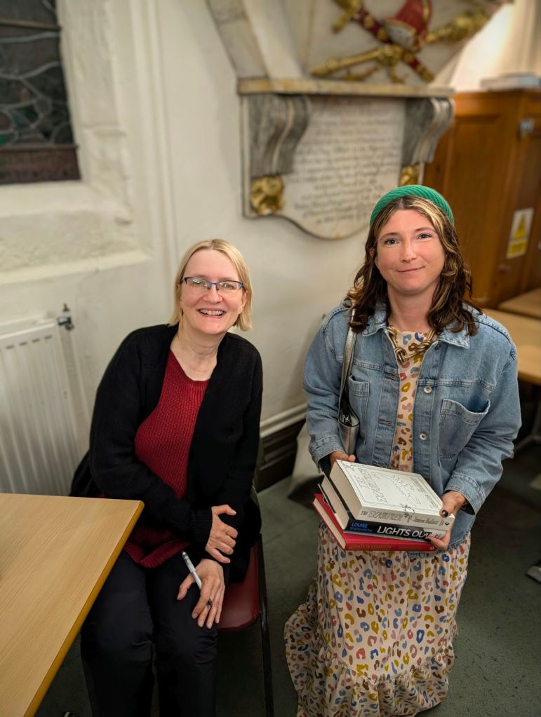 Janice Hallett and I