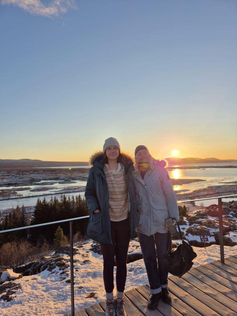 Myself and Jo at Þingvellir