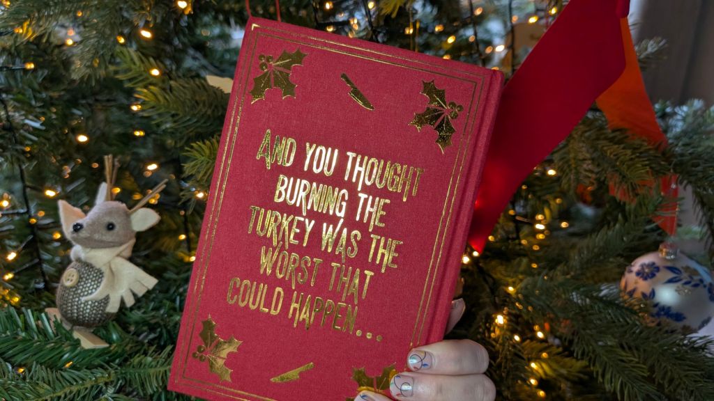 The reverse of the bespoke cover from Blue Lagoon Bindings