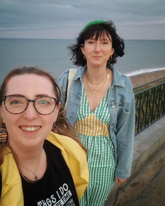 Beth and I at Bay Tales