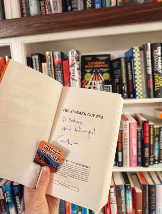 Signed copy of The Summer Guests
