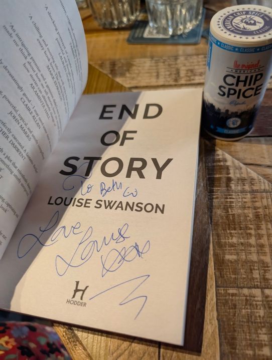 Signed copy of End of Story by Louise Swanson