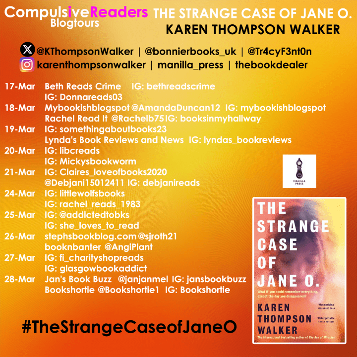 The Strange Case of Jane O. tour poster