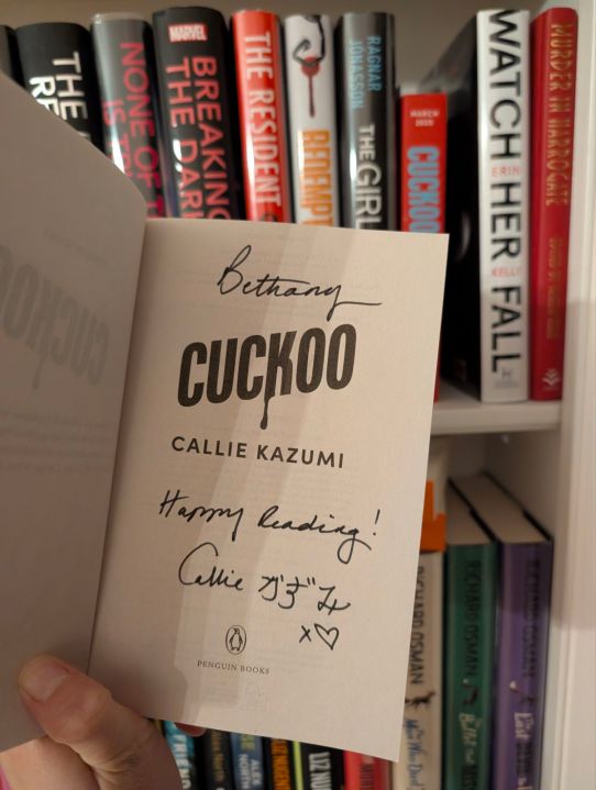 Signed copy of Cuckoo
