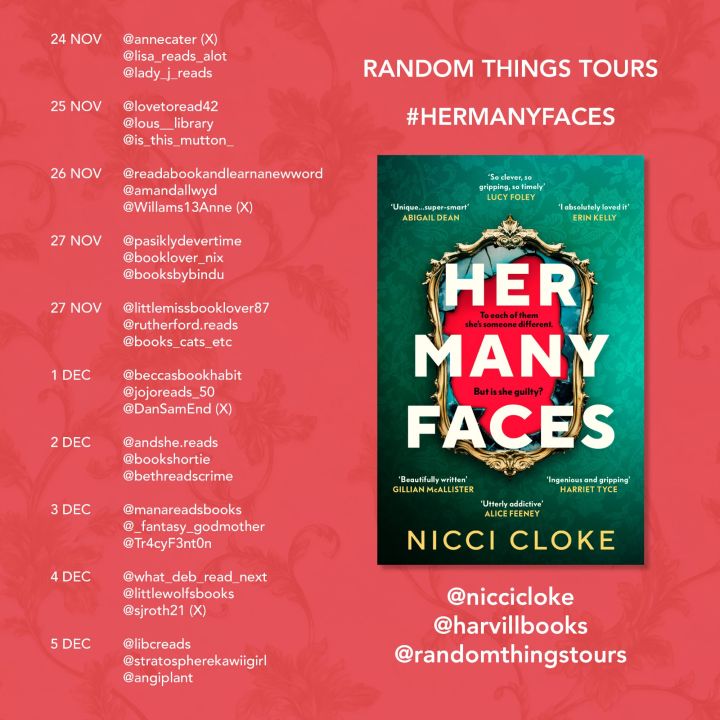 Her Many Faces tour poster